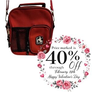 Red Men's Messenger Bag